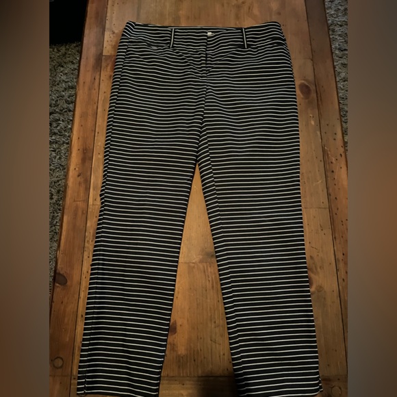 Loft Marissa Riviera Chambray Striped Pants - Picture 4 of 7